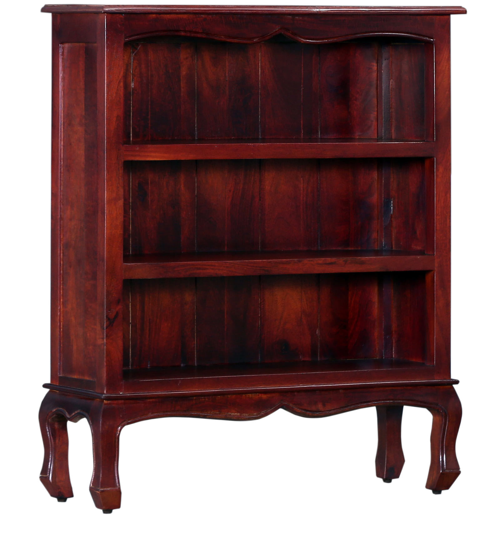 Morgan Book Shelf Cum Display Unit in Honey Oak